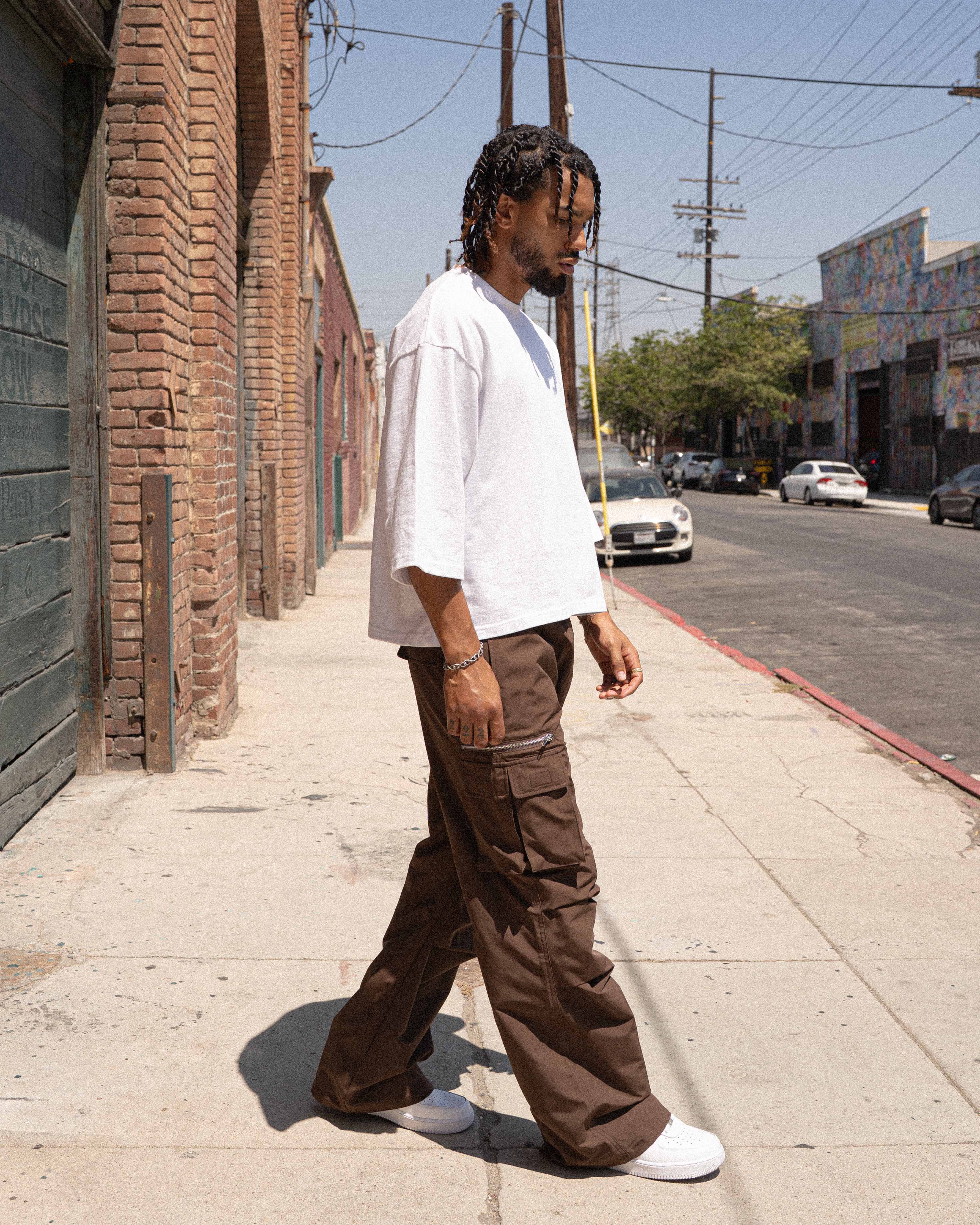 EPTM Mavis Flare Pants - Brown