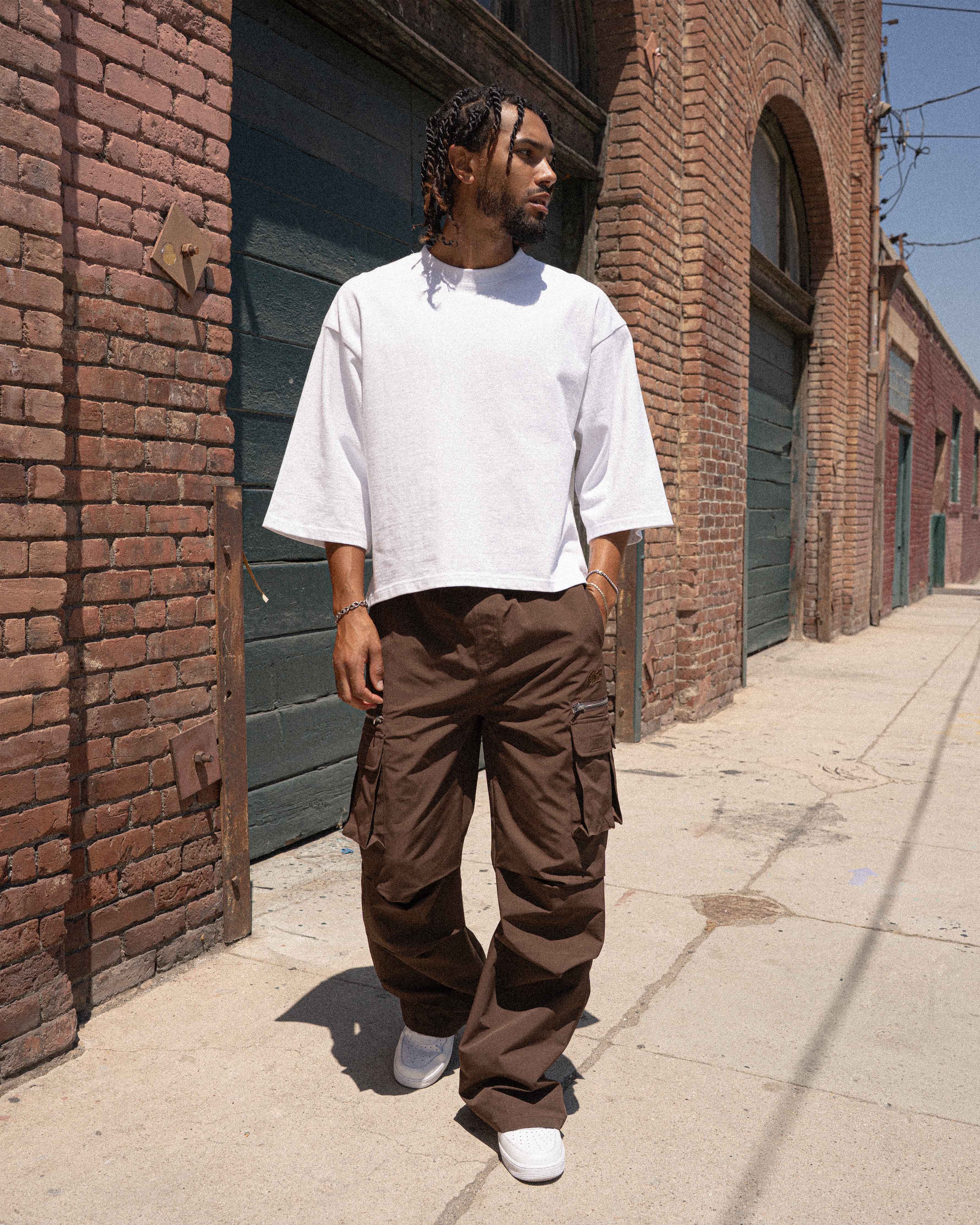 EPTM Mavis Flare Pants - Brown