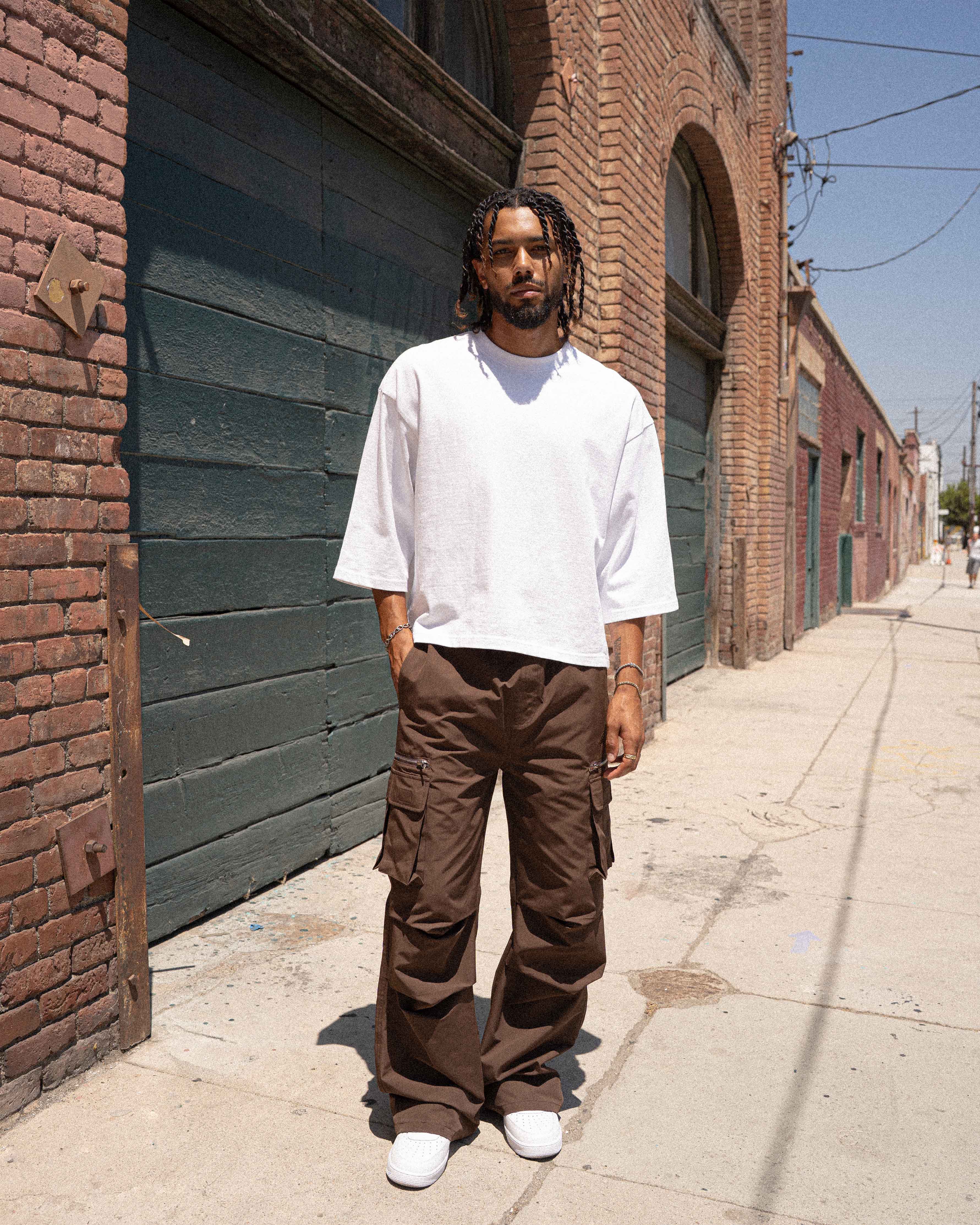 EPTM Mavis Flare Pants - Brown