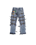 "Varial" Mohair Carpenter Denim (Blue/Mohair)