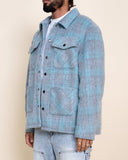 EPTM Mohair Chore Coat - Turquoise