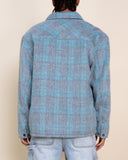 EPTM Mohair Chore Coat - Turquoise