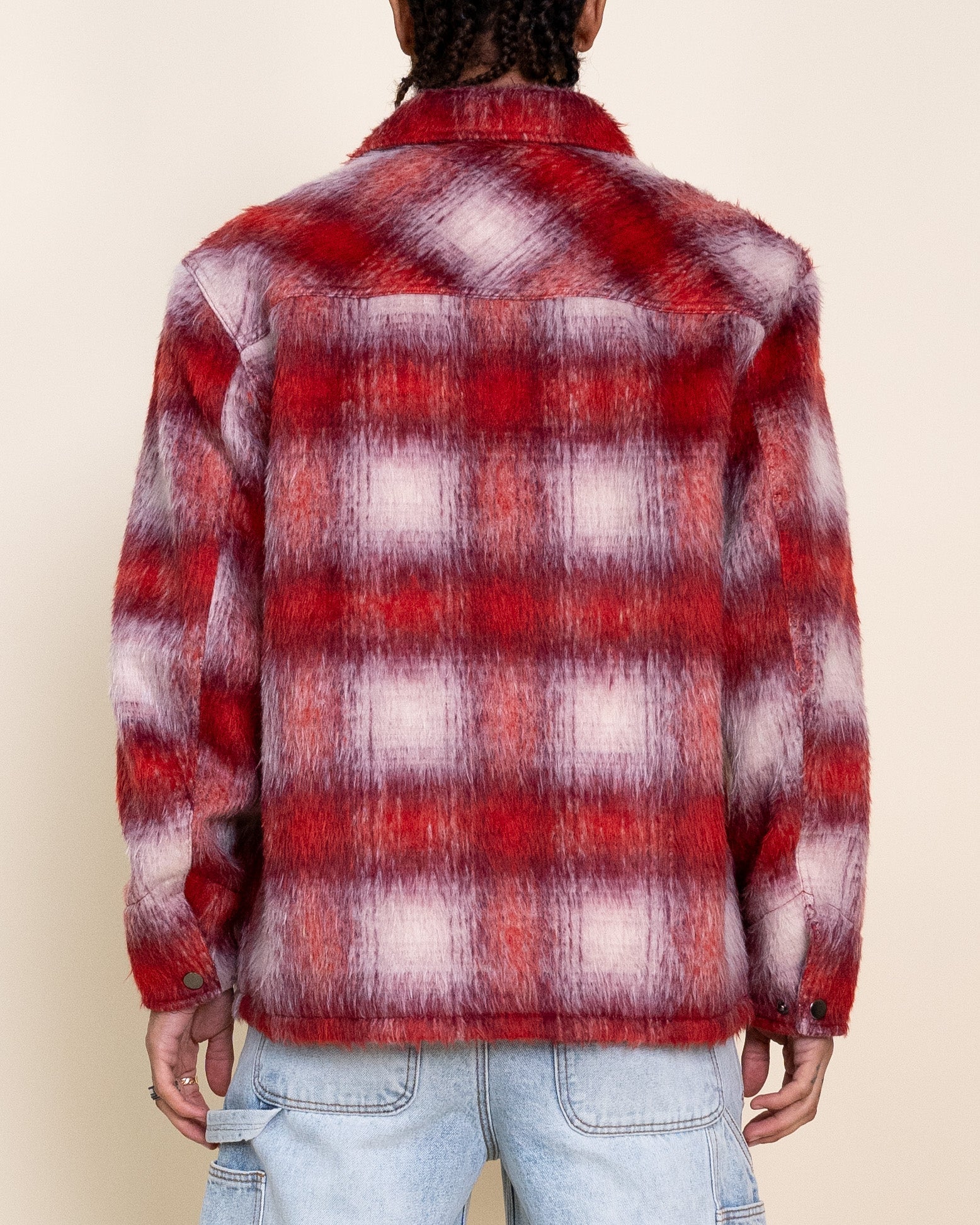 EPTM Mohair Chore Coat - Red