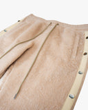 Mohair Snap Pants -Khaki