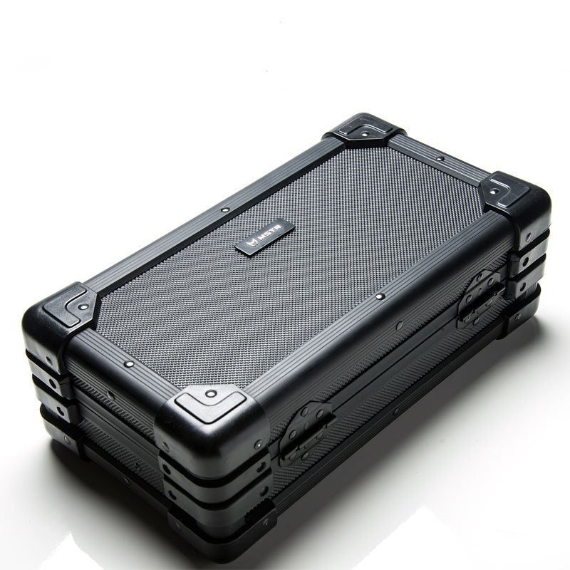 WTP112 - HEAVY DUTY ALUMINUM BRIEFCASE WATCH STORAGE / HOLDS 6