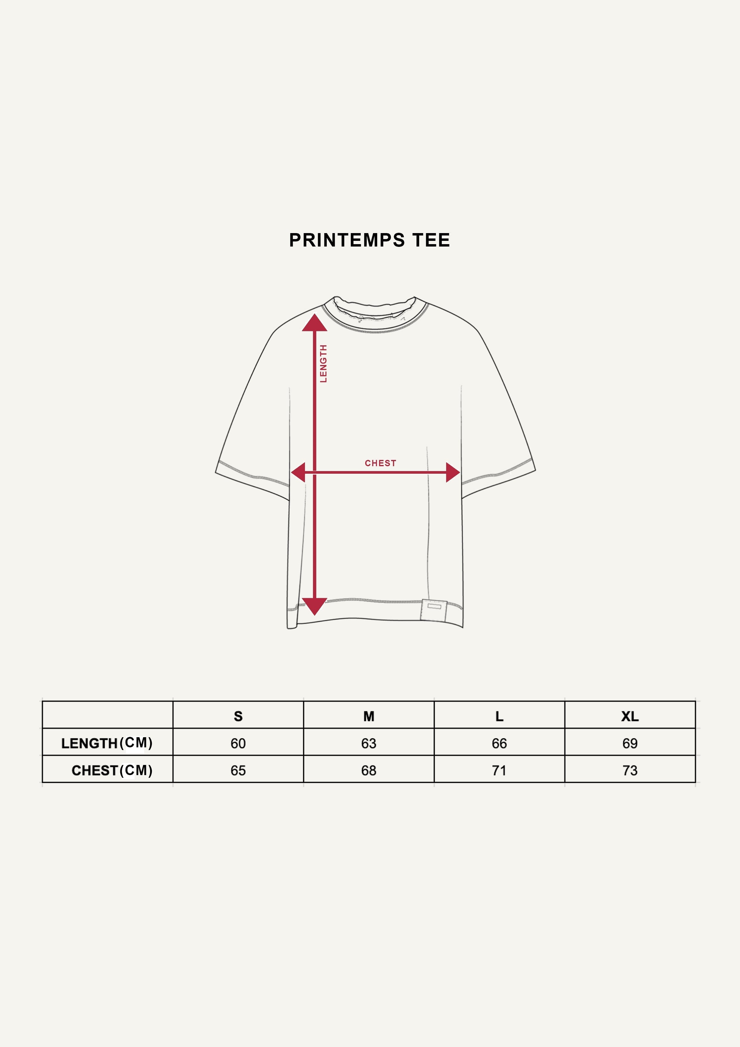 Printemps Tee - Faded Black