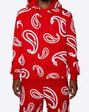 EPTM PUFFY HOODIE-RED