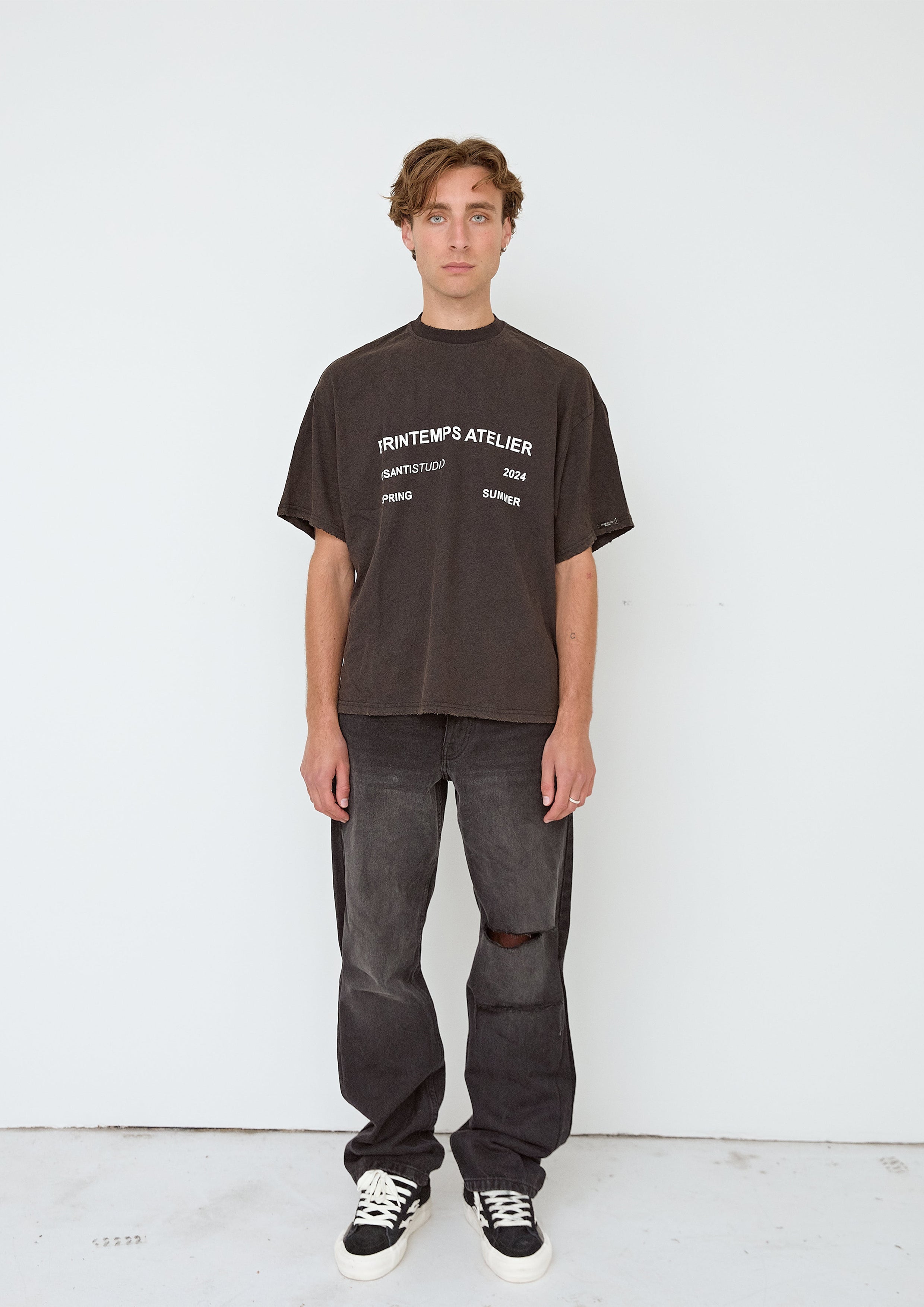 Printemps Tee - Faded Black
