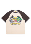 Mortons Gap Raglan Tee - Vintage Black/Antique White