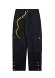 Nylon Cargo Pants - Black