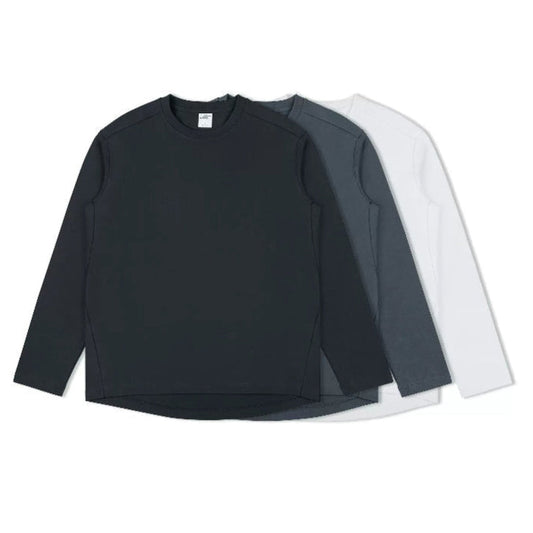 Structured Cotton Long Sleeve Tee