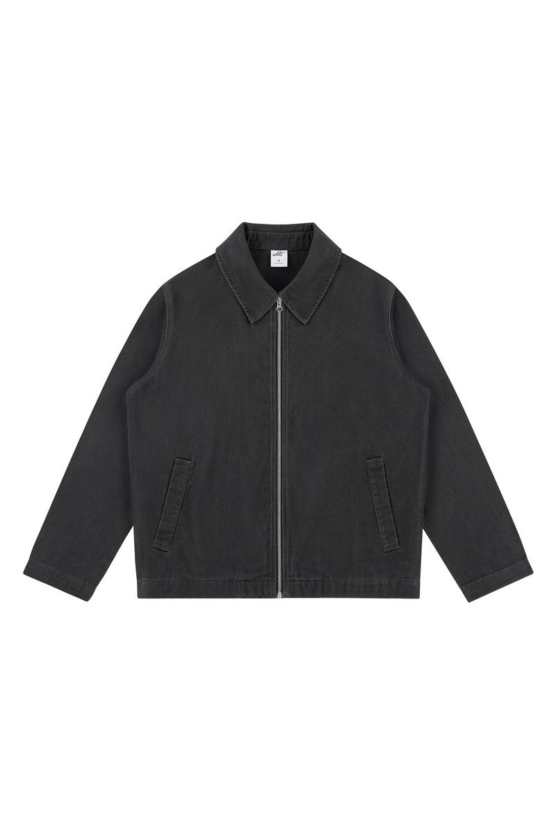 Washed Cotton Workwear Jacket