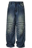 Distressed Skeleton Jeans