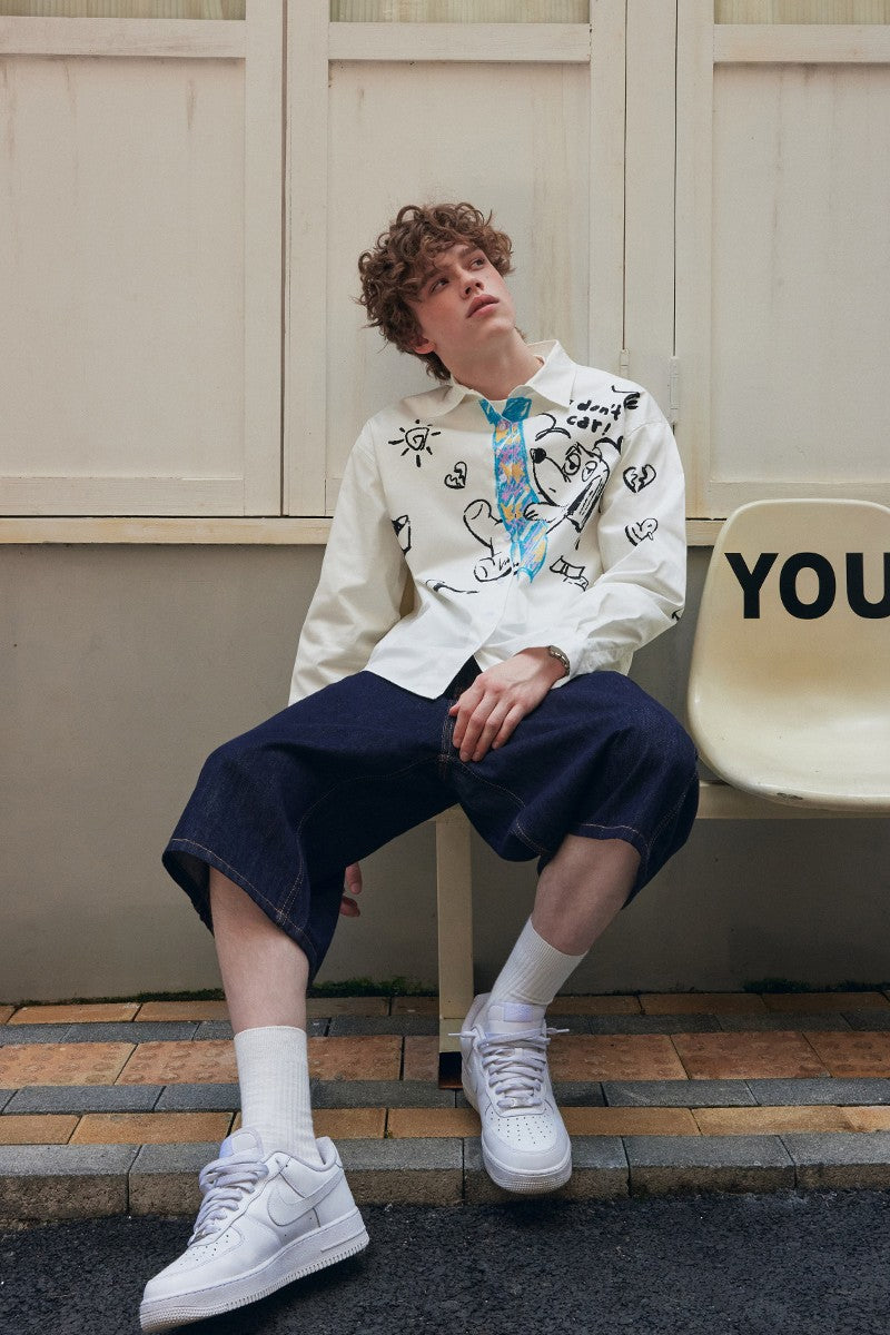 Graffiti Dog Tie Shirt