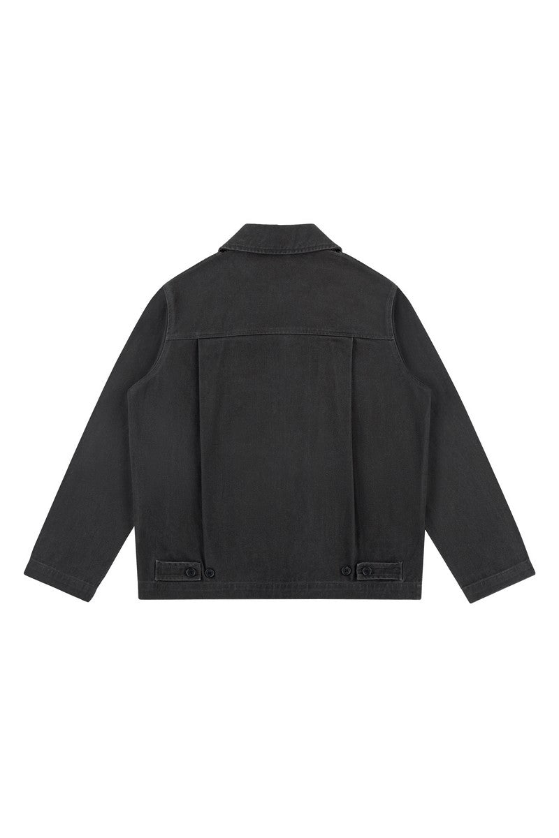 Washed Cotton Workwear Jacket