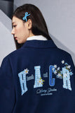 Reversible Embroidered Collar Jacket