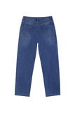 Cooling Washed Straight Jeans