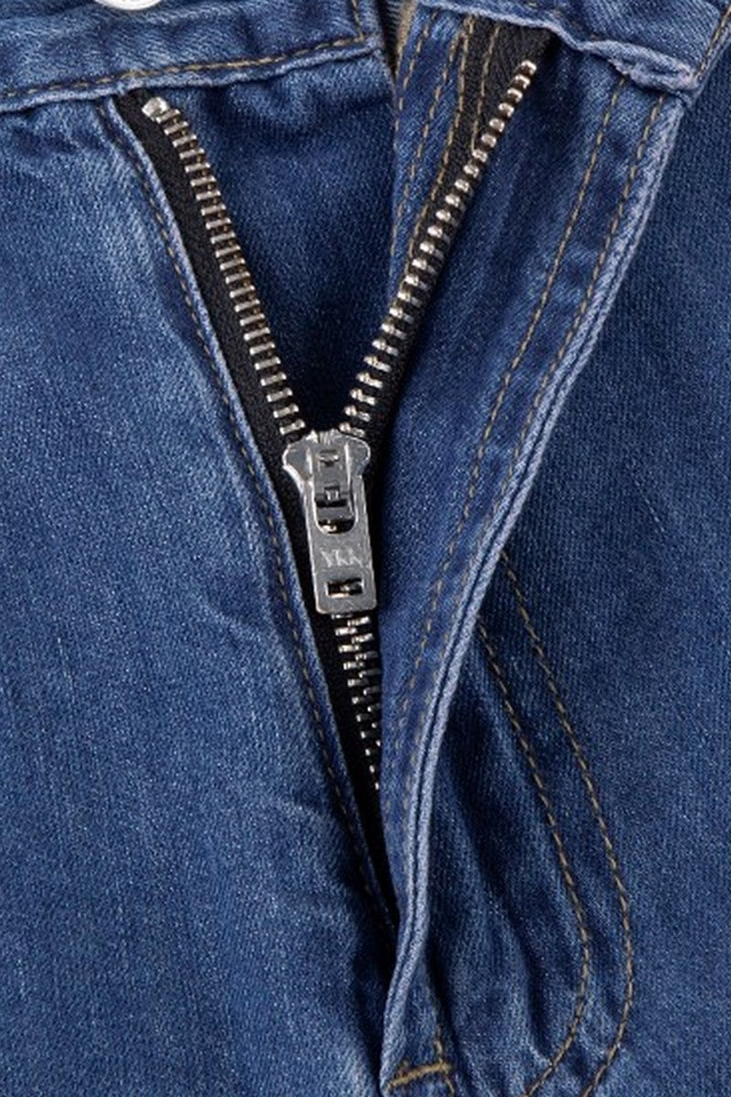 Cooling Washed Straight Jeans