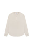 Waffle Henley Long Sleeve Tee