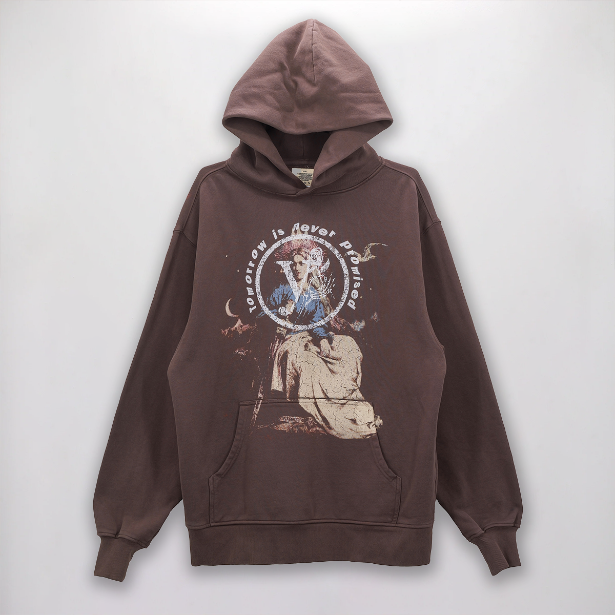 OUR LADY HOODIE MOCHA
