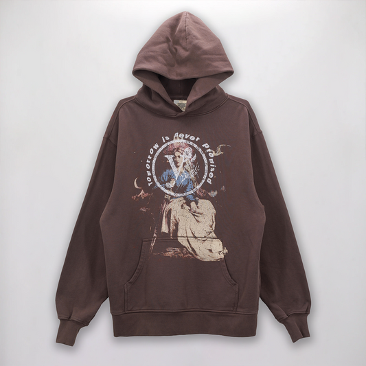 OUR LADY HOODIE MOCHA