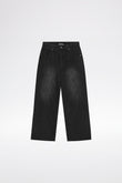 OUTERSEAM LOGO JEANS - Stonewashed Black