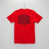 ATHLETICS TEE RED