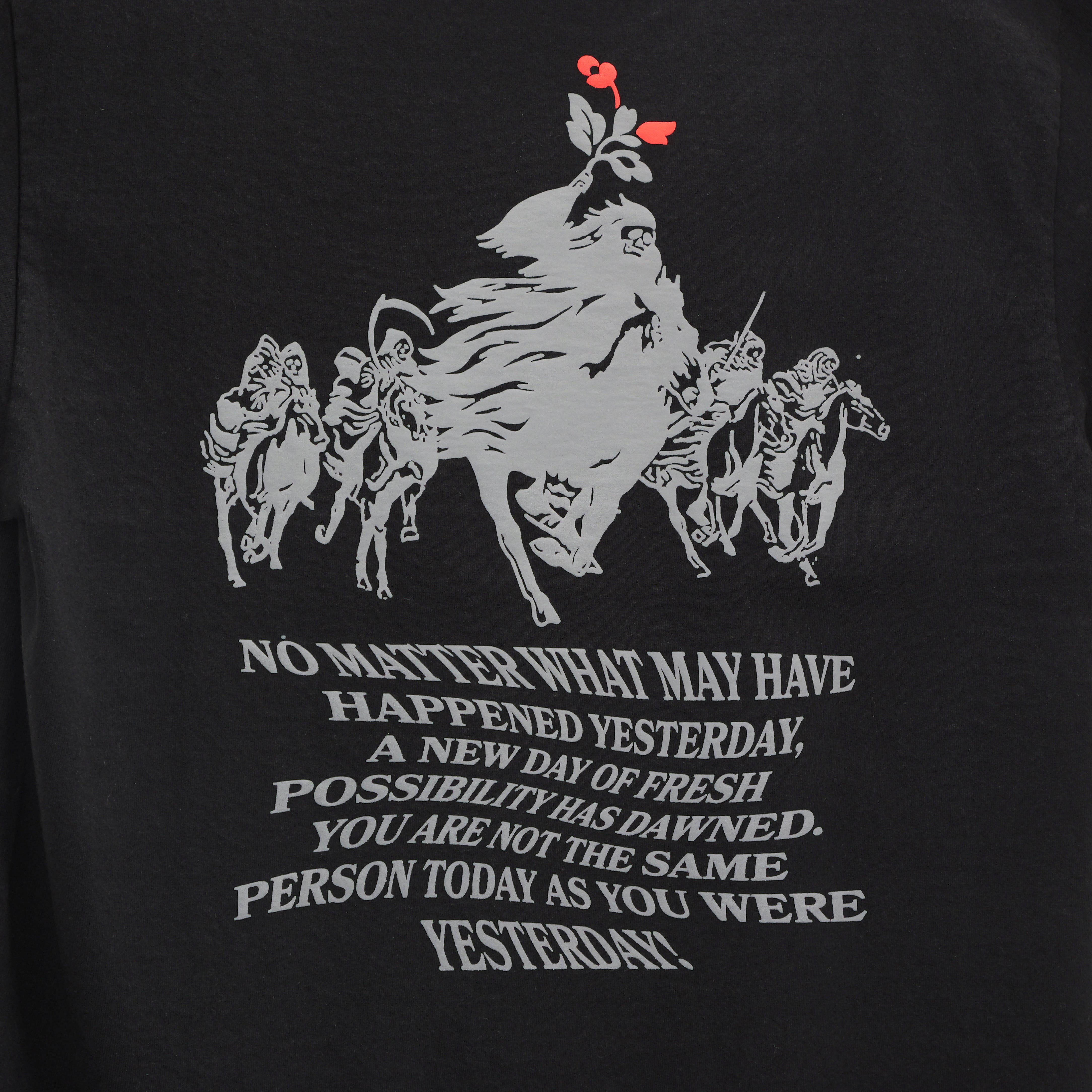 HORSEMAN TEE BLACK/GREY