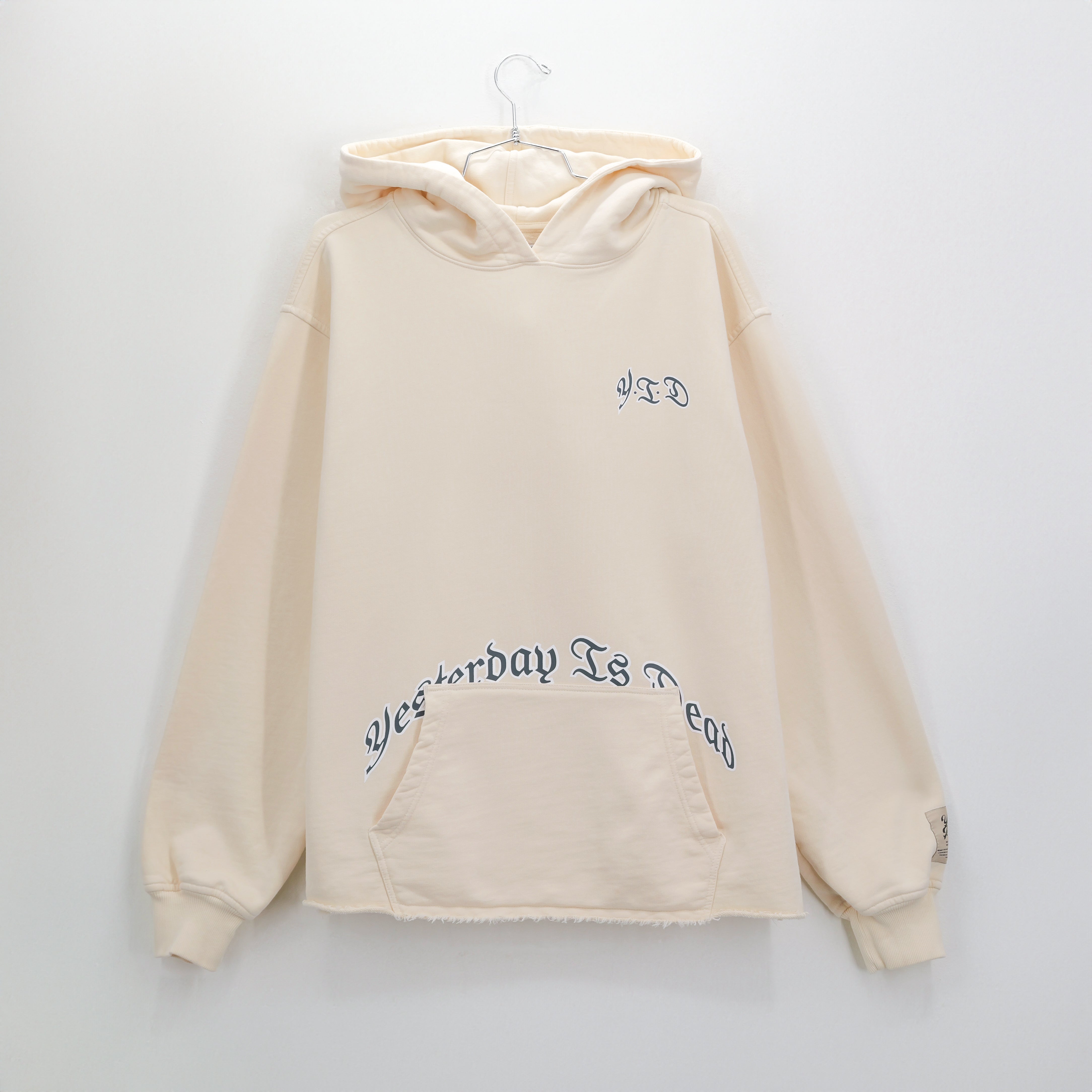 TNP Raw Edge Hoodie Natural