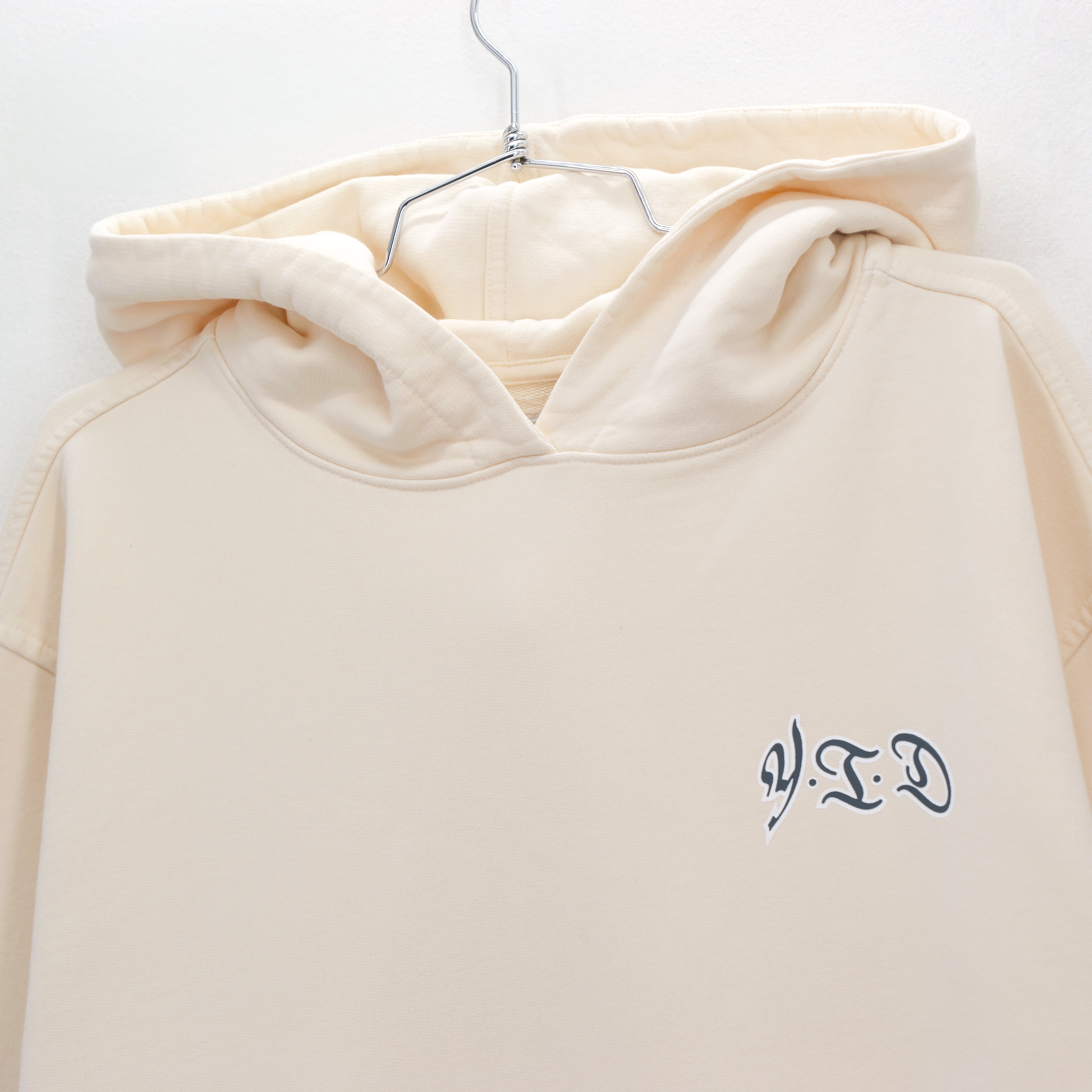 TNP Raw Edge Hoodie Natural