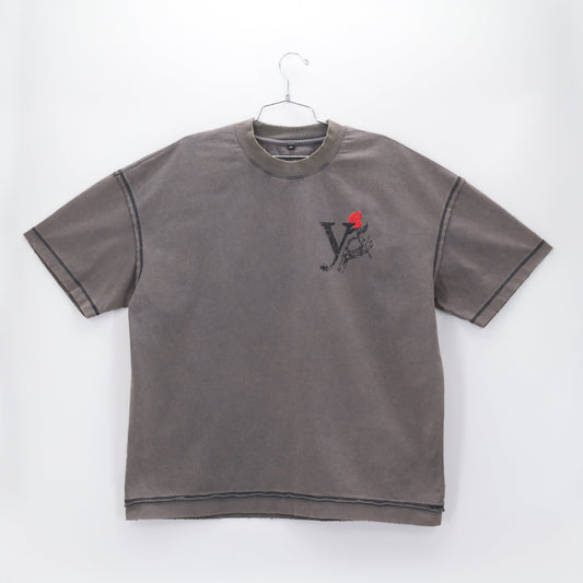 FRESH POSSIBILITY INSIDE OUT PEWTER TEE