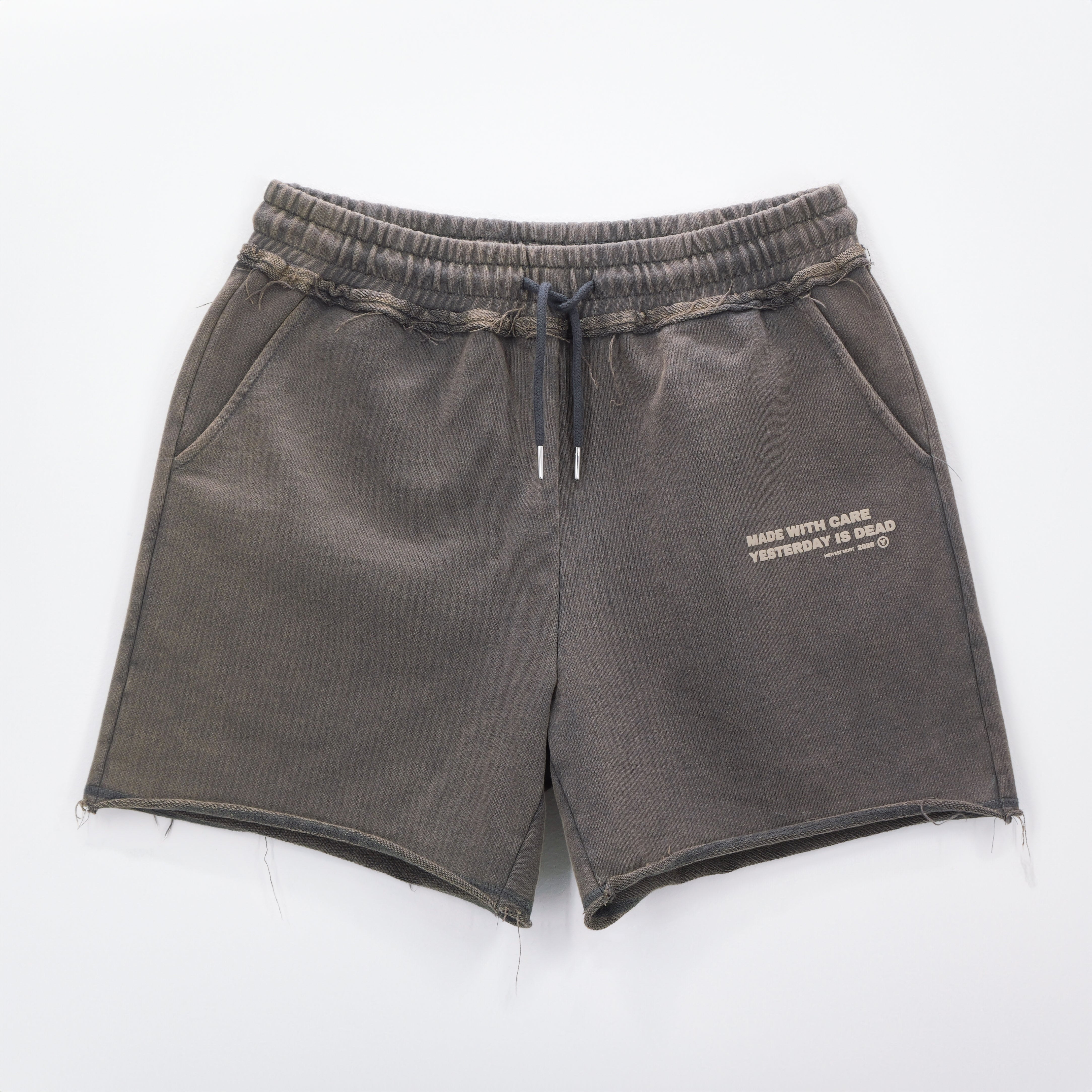 MADE WITH CARE CORE PEWTER SHORTS