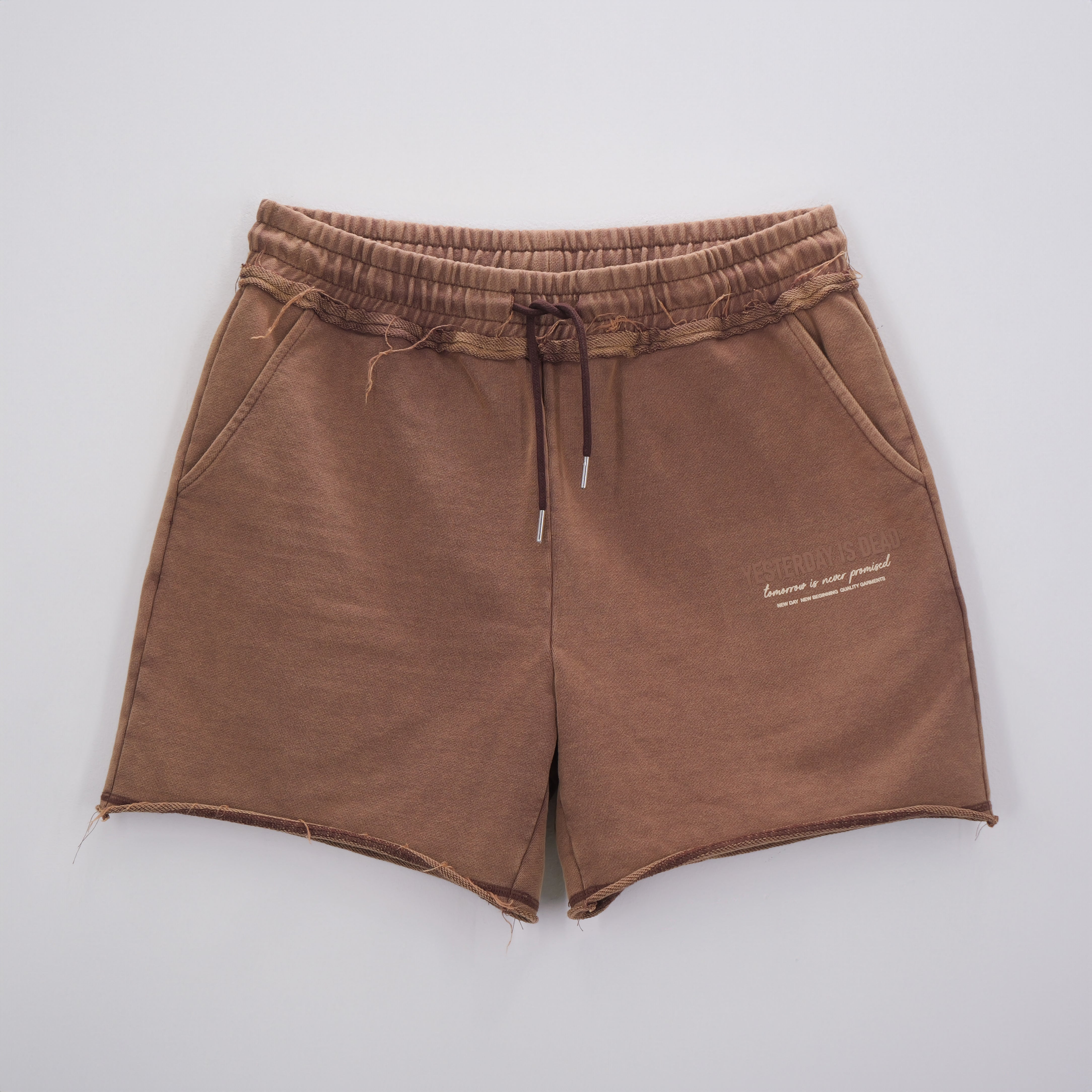 MADE WITH CARE CORE RUST SHORTS