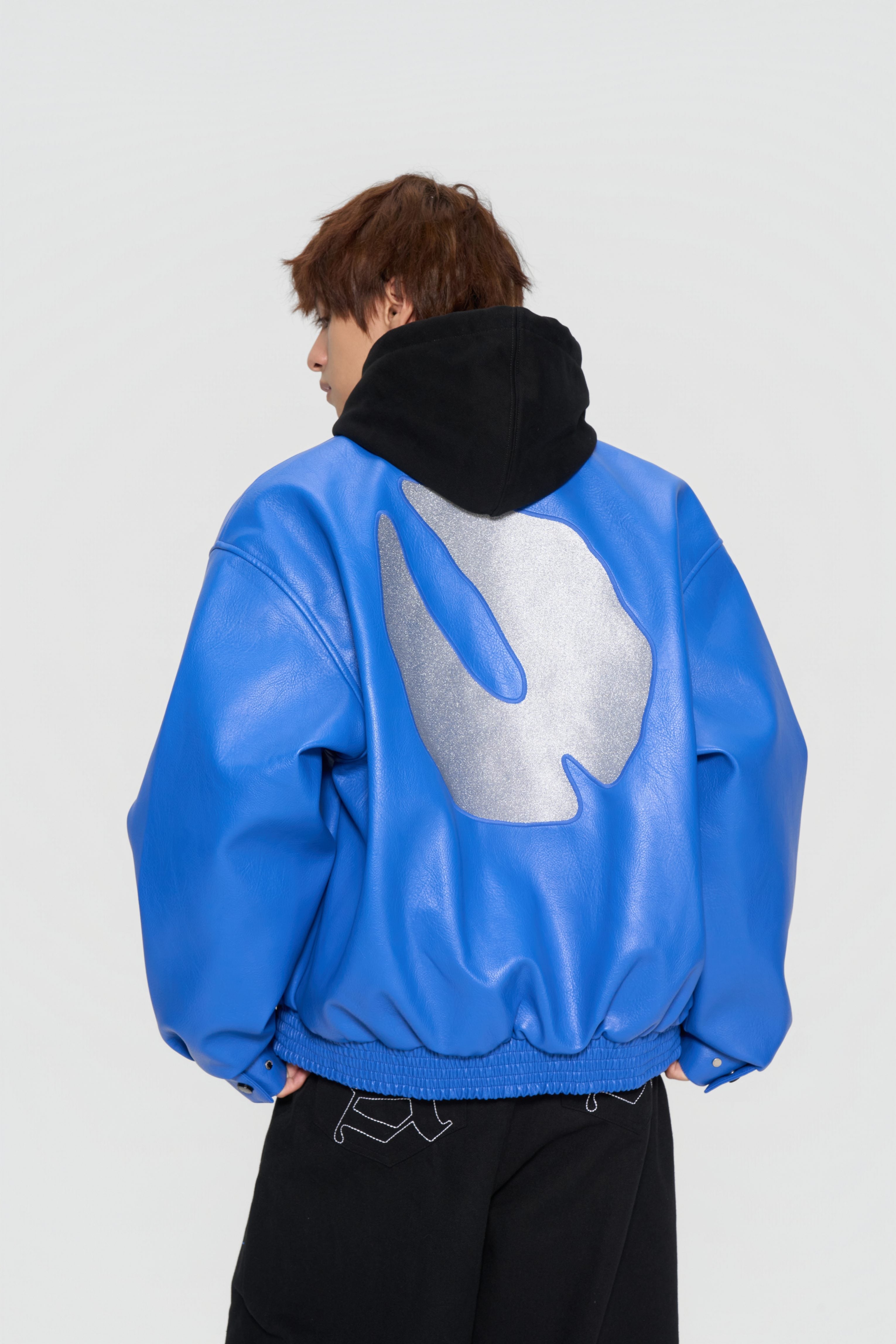 The lottery GT "Leather logo jacket"