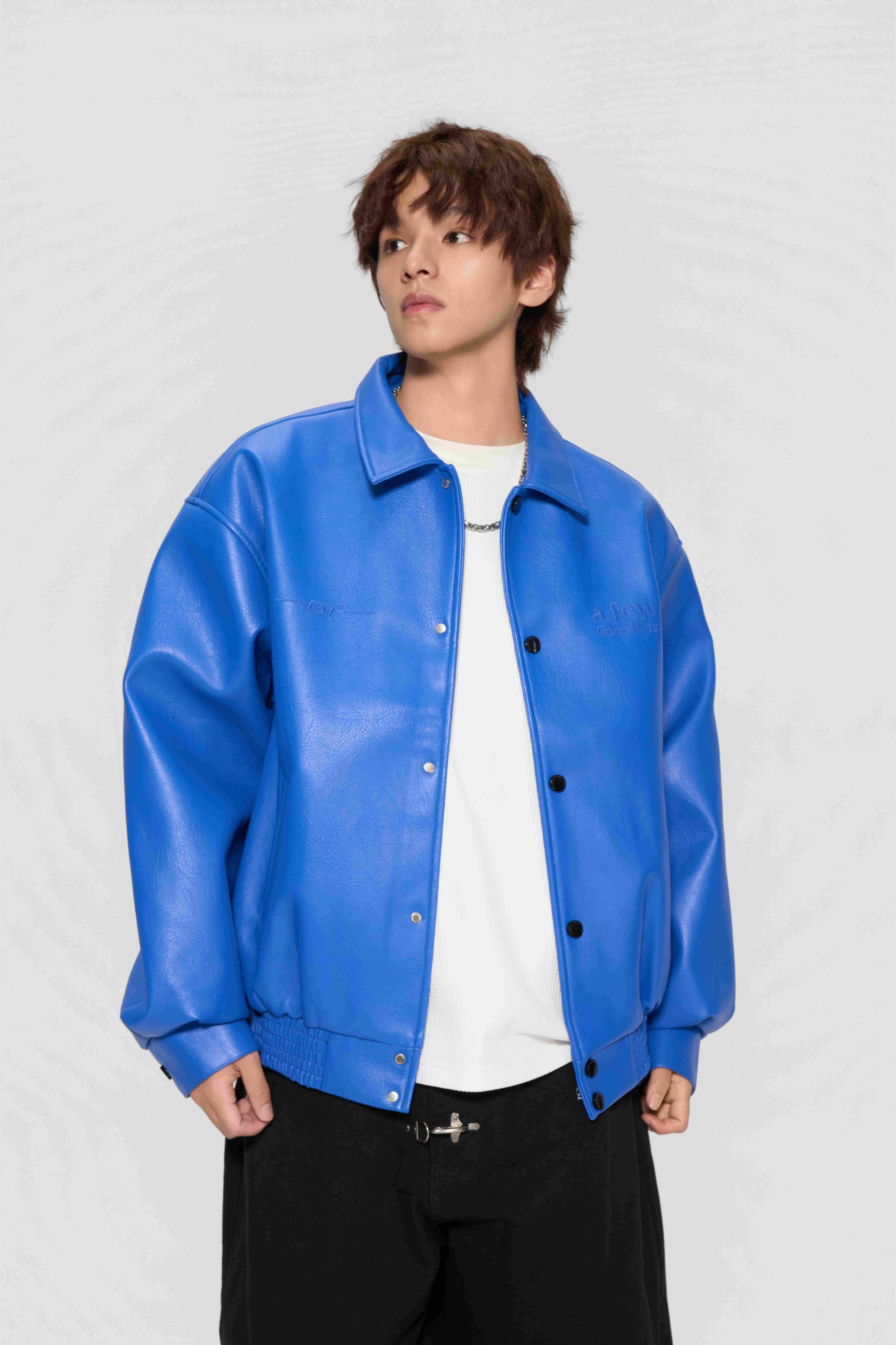 The lottery GT "Leather logo jacket"