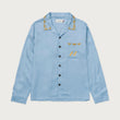 Palm Stitch LS Button Up - Blue