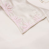 Palm Stitch LS Button Up - Cream