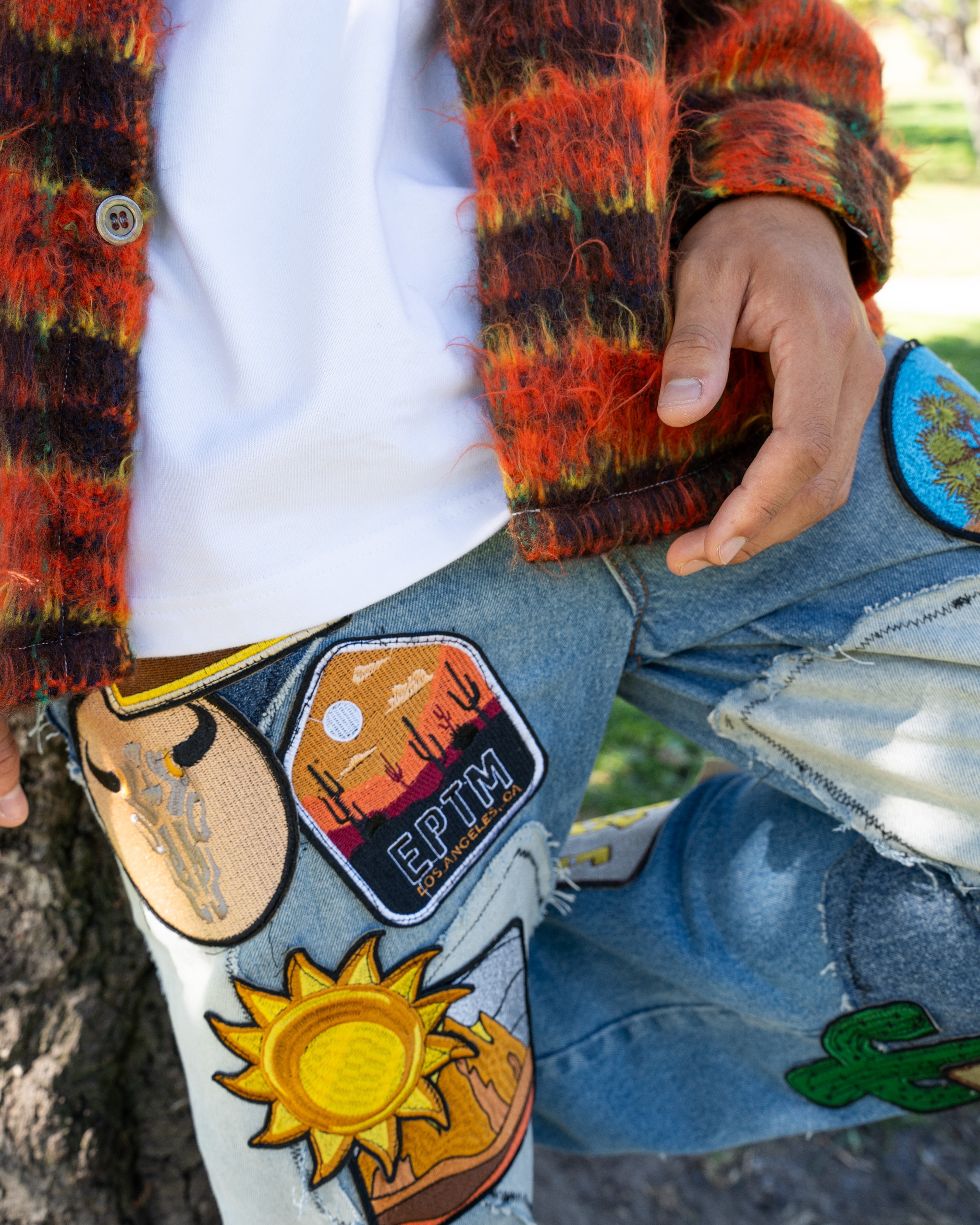 EPTM Patchwork Jeans - Blue