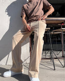 Perfect Piping Track Pants - Khaki