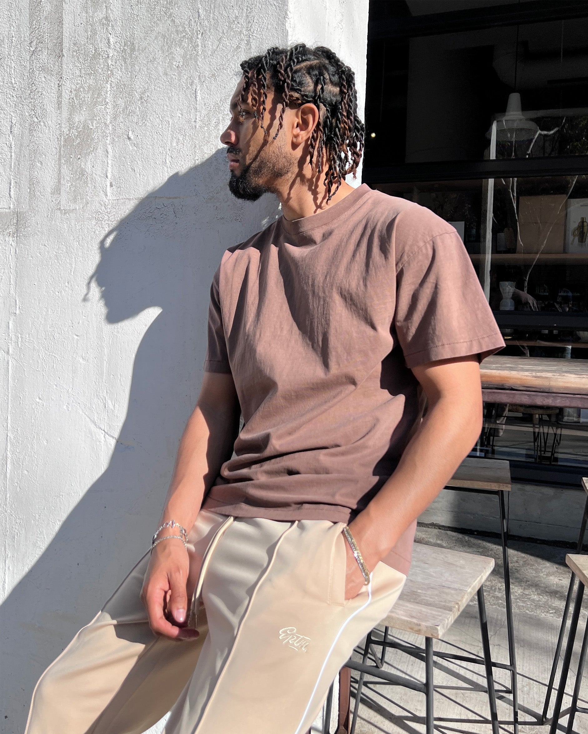 Perfect Piping Track Pants - Khaki