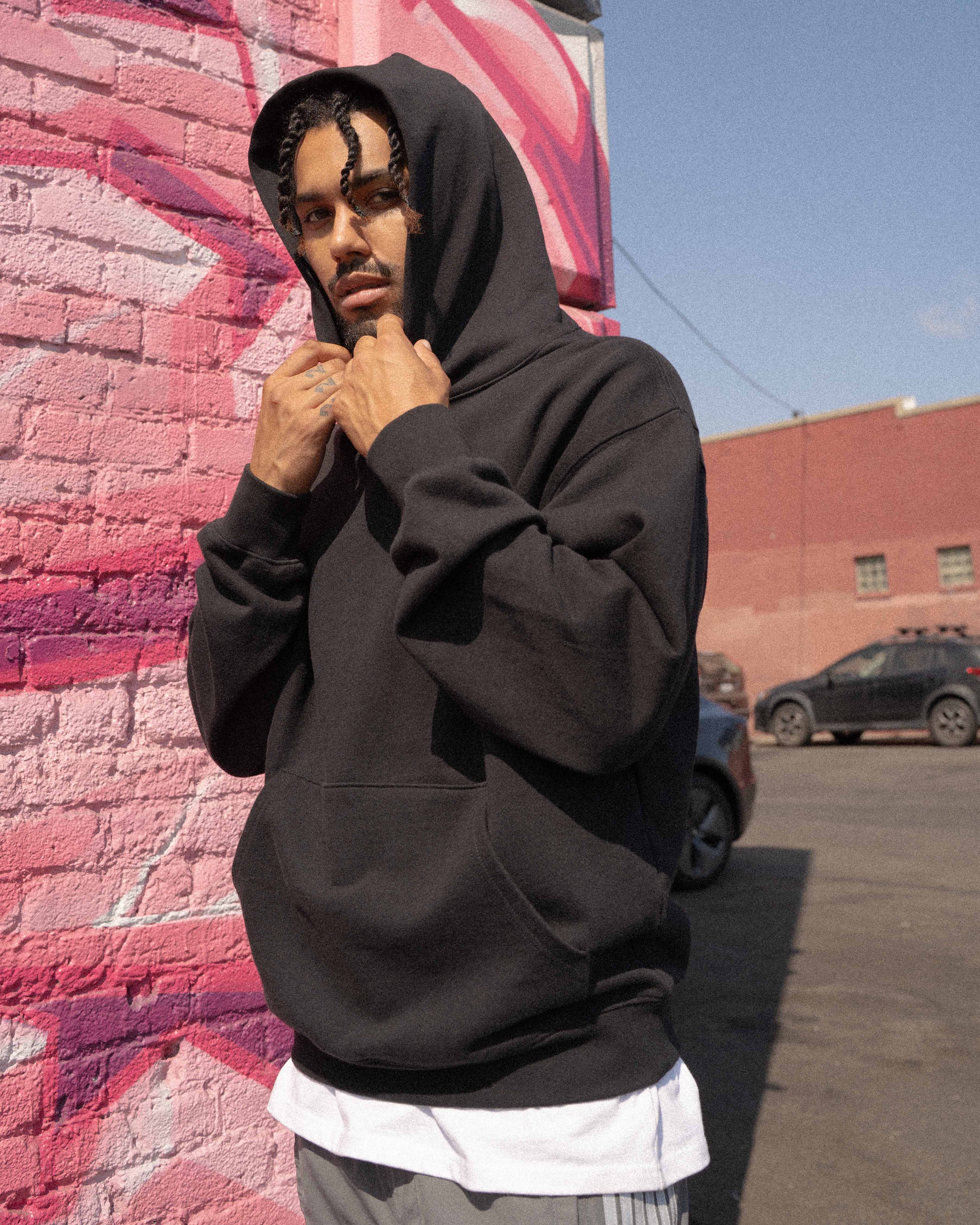 EPTM Perfect Boxy Hoodie - Black