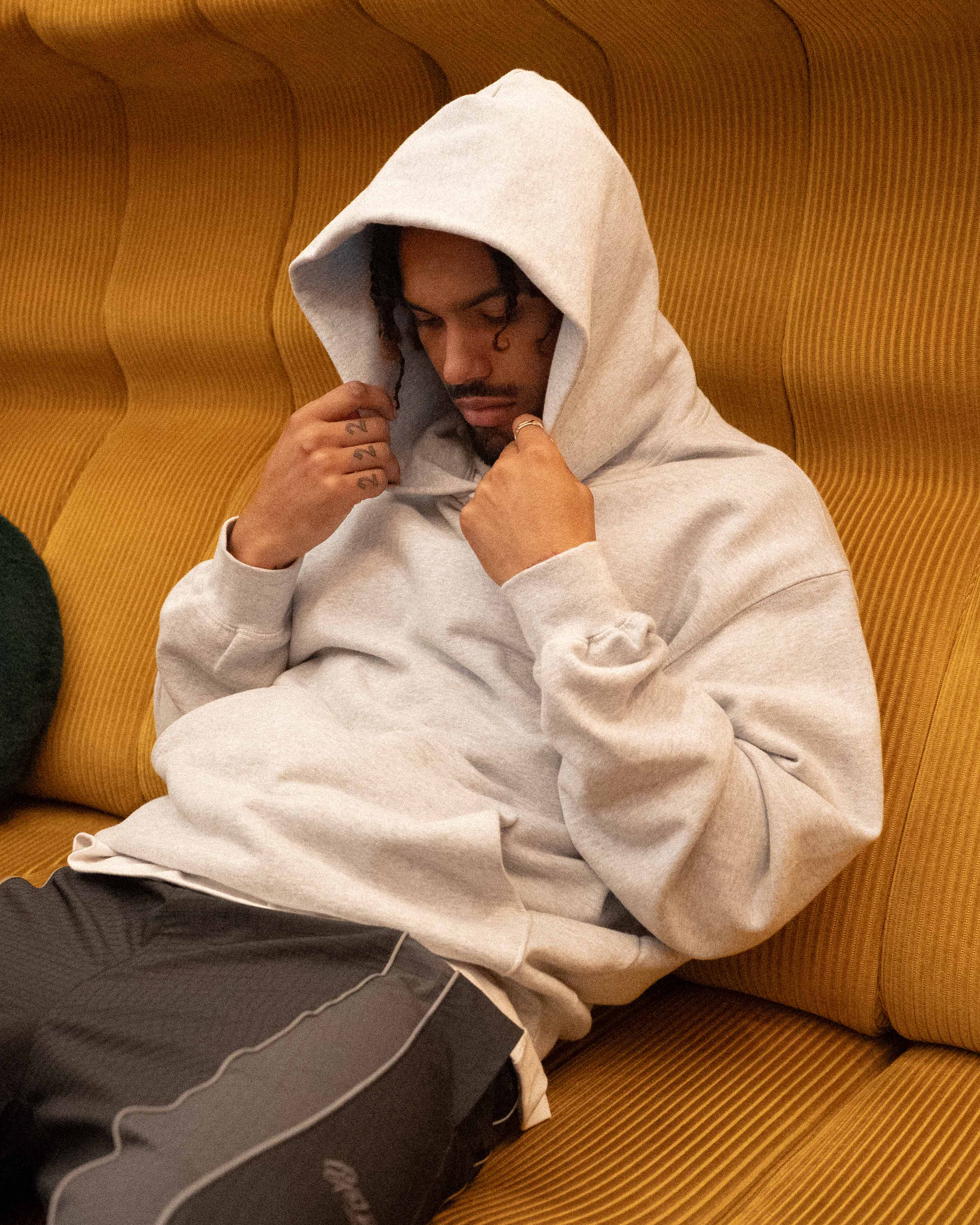 EPTM Perfect Boxy Hoodie - Heather Grey