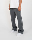 Perfect Piping Track Pants - Charcoal