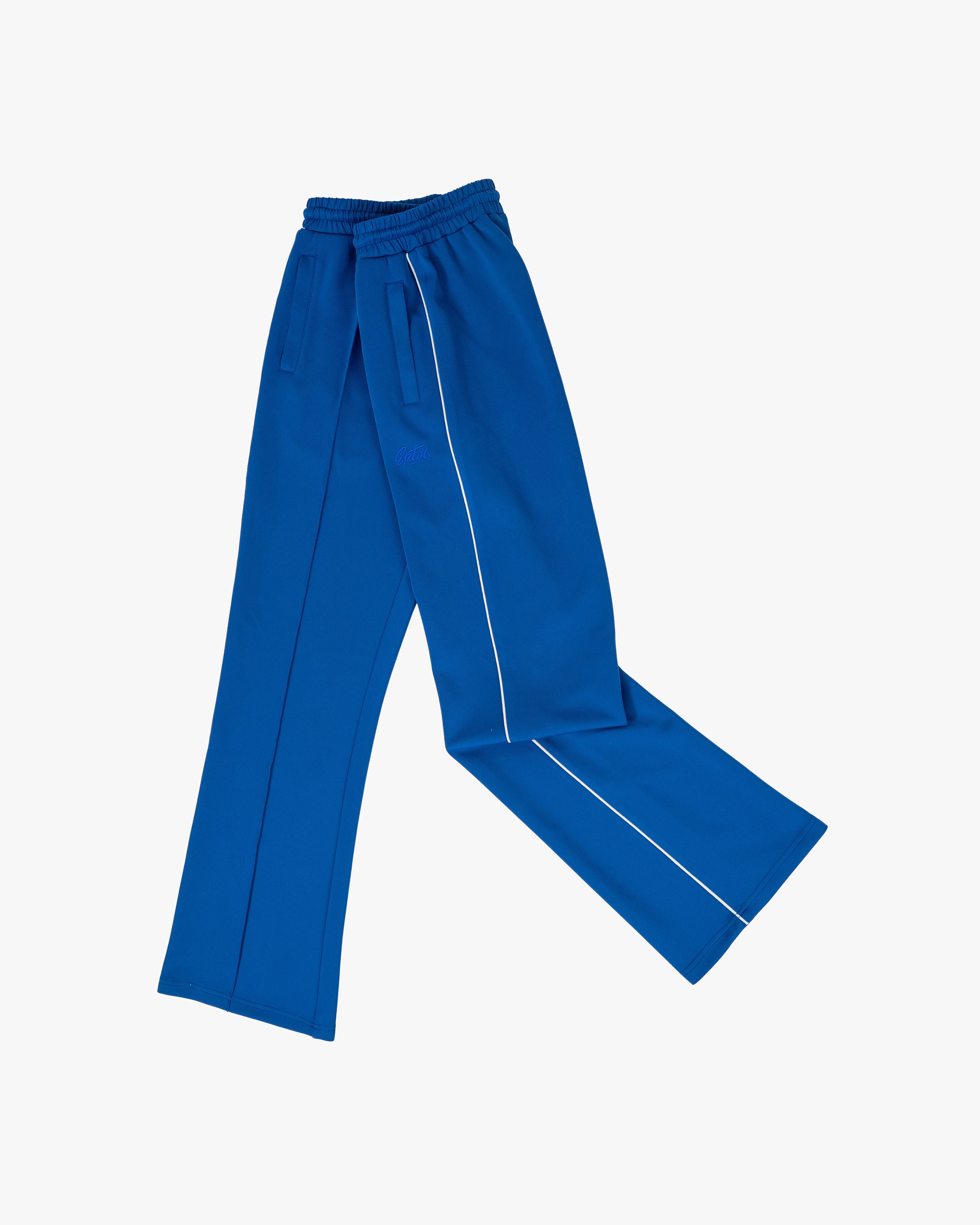 Perfect Piping Track Pants - Blue