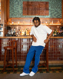 Perfect Piping Track Pants - Blue