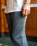 Perfect Piping Track Pants - Charcoal