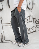 Perfect Piping Track Pants - Charcoal