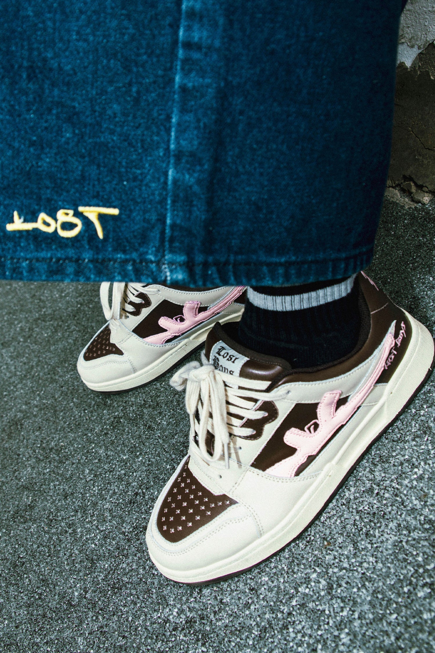 PINK VENOM - Pink/Cream/Brown