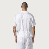 Polka Dot Camp Shirt - White