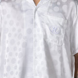 Polka Dot Camp Shirt - White